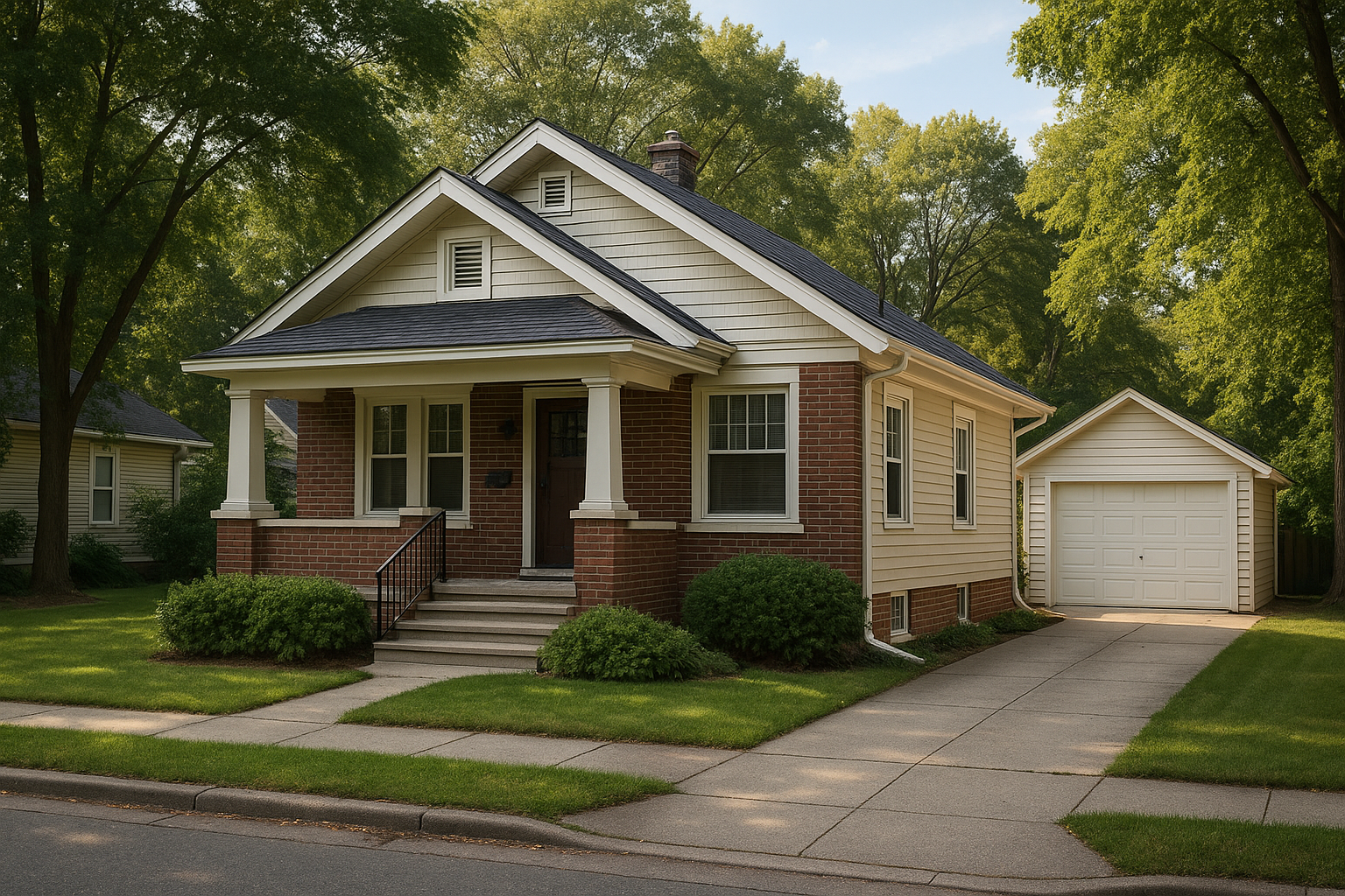 Creston neighborhood homes on the northeast side of Grand Rapids